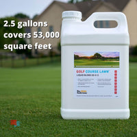 Golf Course Lawn (20-2-3) Liquid Fertilizer with Kelp and Fulvic Acid 2.5 Gallon 20-2-3 coverage