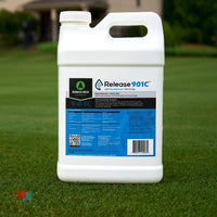 Release 901C™ - Biostimulant with Fertilizer Release 901C 2.5 gallon jug on lawn