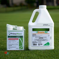 Anuew EZ Plant Growth Regulator (PGR) - 64 oz Anuew EZ and Primo on Lawn