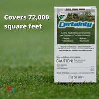 Certainty Herbicide - 1.25 oz -Sedge and Poa Annua Control Certainty Coverage