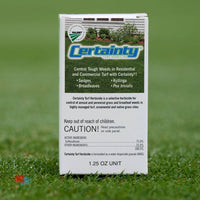 Certainty Herbicide - 1.25 oz -Sedge and Poa Annua Control Certainty on lawn