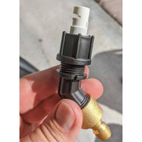 Yard Mastery 4-Gallon Backpack Sprayer Teejet Quick Connect Adapter with FloodJey Tip