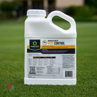 Mirimichi Green Pest Control - Non-Toxic Pest Control mirimichi green pest control 1 gallon jug on lawn
