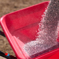 Dimension .15% Pre-Emergent Herbicide with Fertilizer 0-0-7 pouring into spreader