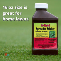 Hi-Yield Spreader Sticker Non-Ionic Surfactant - 16 oz spreader sticker great for lawns