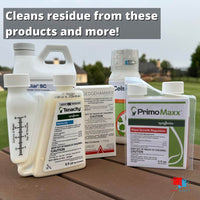 WipeOut XS Spray Tank Cleaner - 1 Quart WipeOut XS Products Cleaned