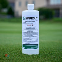 WipeOut XS Spray Tank Cleaner - 1 Quart WipeOut XS Spray Tank Cleaner Bottle on Lawn