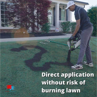 CarbonizPN™ - Top Dressing Soil Enhancer with Biochar Pouring CarbonizPN on lawn