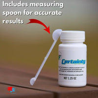 Certainty Herbicide - 1.25 oz -Sedge and Poa Annua Control Certainty Herbicide Measuring Spoon