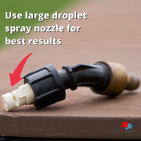 Pillar SC Liquid Fungicide - Brown Patch and Dollar Spot Control Floodjet Spray Nozzle