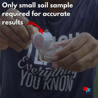 MySoil Pro Pack - Home Soil Test Kit Soil sample in ion exchange resin