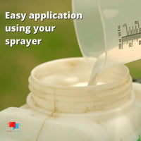 Pillar SC Liquid Fungicide - Brown Patch and Dollar Spot Control Pouring Pillar SC into sprayer tank