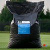 4-4-4 organic fertilizer bag on lawn
