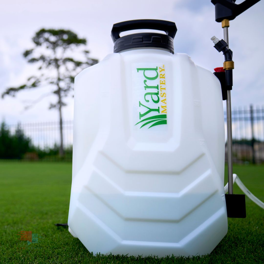 lawn garden sprayer Yard Mastery 4-Gallon Battery Backpack Sprayer