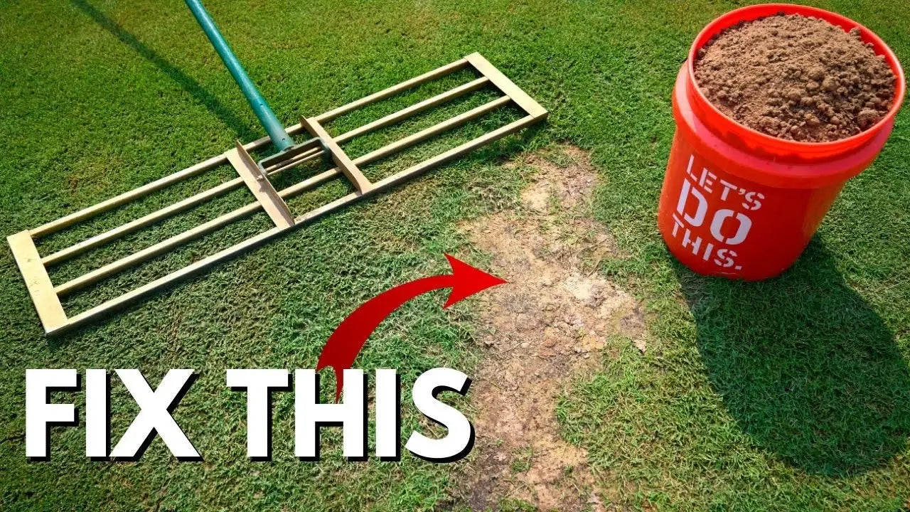 How to fix a bumpy lawn