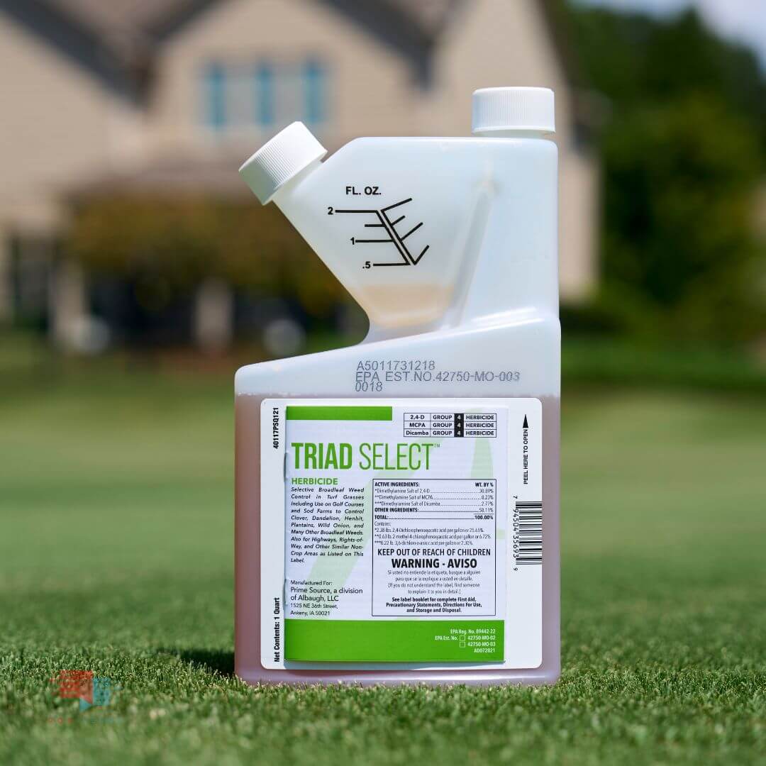 3-way herbicide label Triad Select Herbicide, 1 Quart by AM Leonard