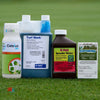 Warm season herbicide kit on lawn