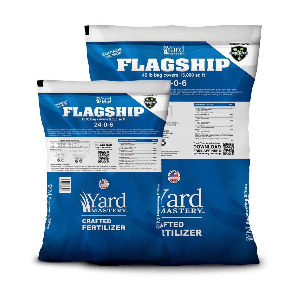 FlagShip Granular Lawn Fertilizer with Iron Golf Course Lawn Store