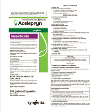 Acelepryn SC Label
