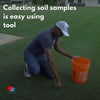 Mysoil collecting soil sample