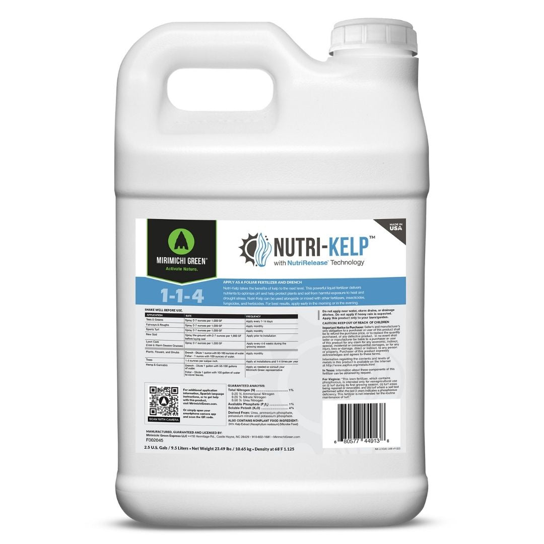seaweed fertilizer nutrients Nutri-Kelp Sea Kelp Liquid Fertilizer with Potassium